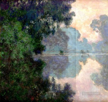  Giverny Painting - Morning on the Seine near Giverny Claude Monet